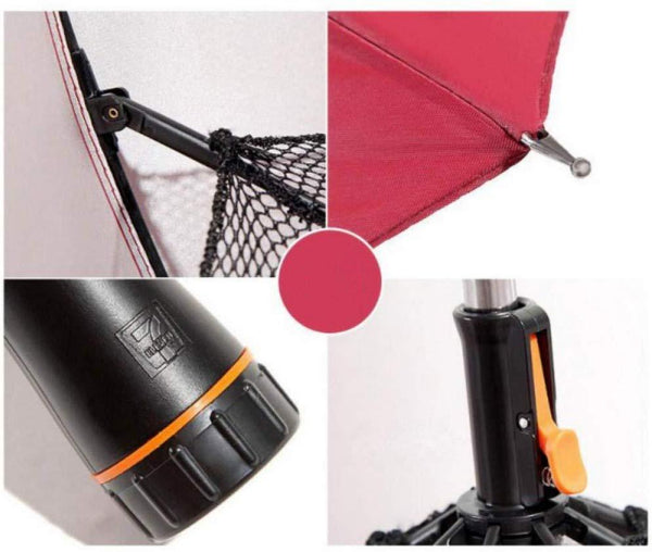 Umbrella with Fan Built in