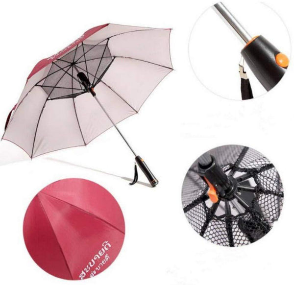 Umbrella with Fan Built in